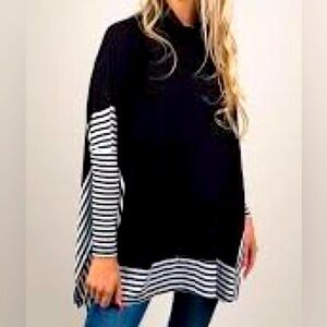 Cape striped top